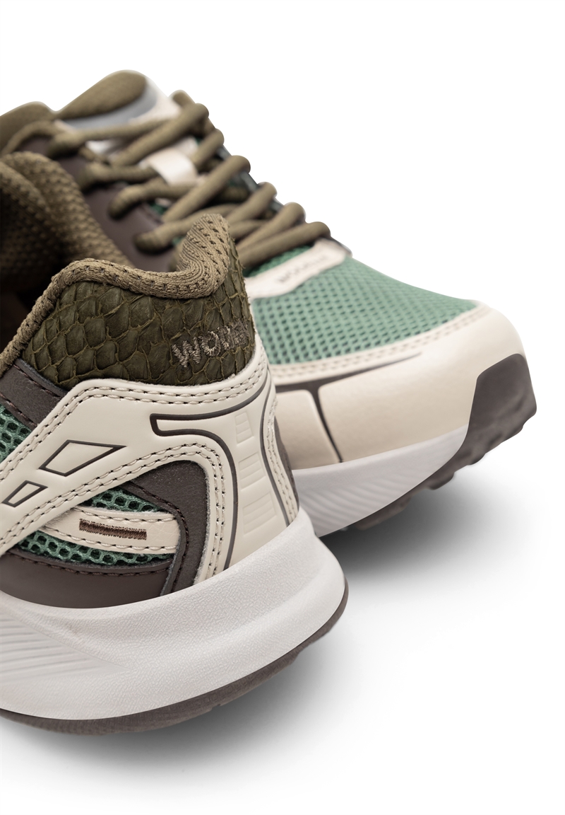 Woden Sneakers Freja Runner - Swamp Multi